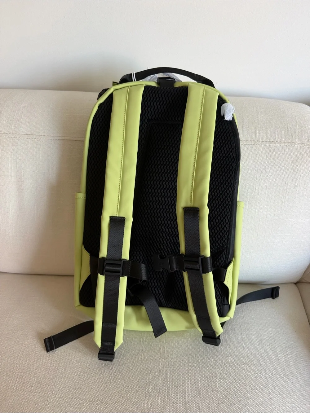 NEW RAINS Citric  Green Waterproof Backpack